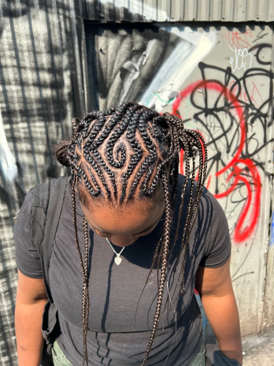 Spiral parting design